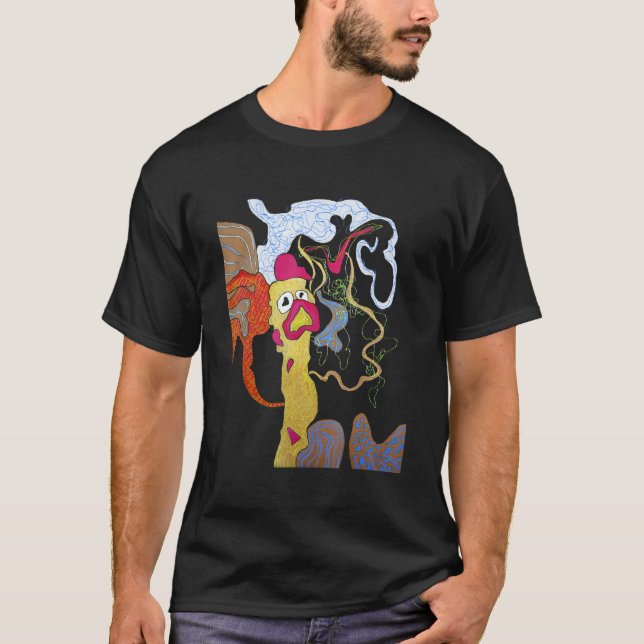 Camiseta Surrealistic Artwork Contemporary Art Graphic Crea (Frente)