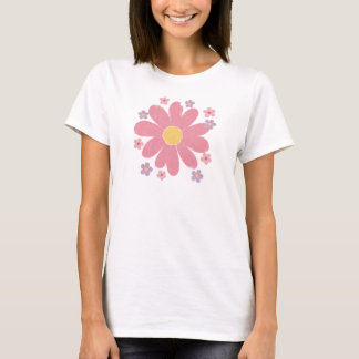 Camiseta Surto de Margarida Rosa