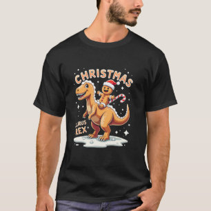 Camiseta Surus Rex Gingerbird Man T Rex Cookie