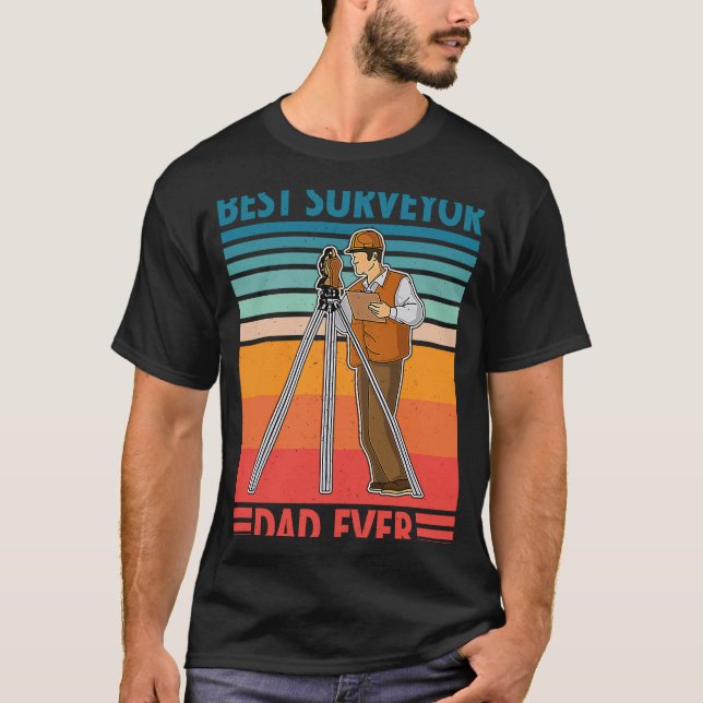 Camiseta Surveyor geodesy surveying engineer theodolite pro (Frente)