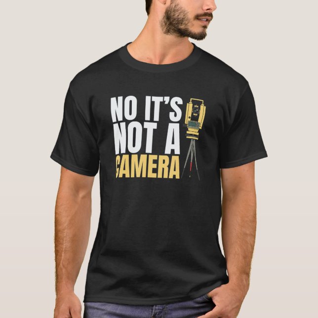 Camiseta Surveyor Land Surveying Theodolite Cartographer Ge (Frente)