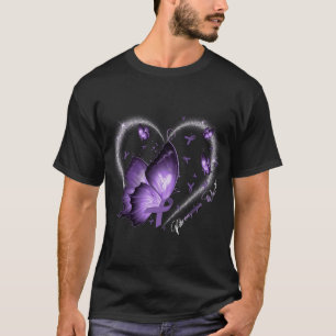 Camiseta Survivor de Borboleta no Dia da Consciência
