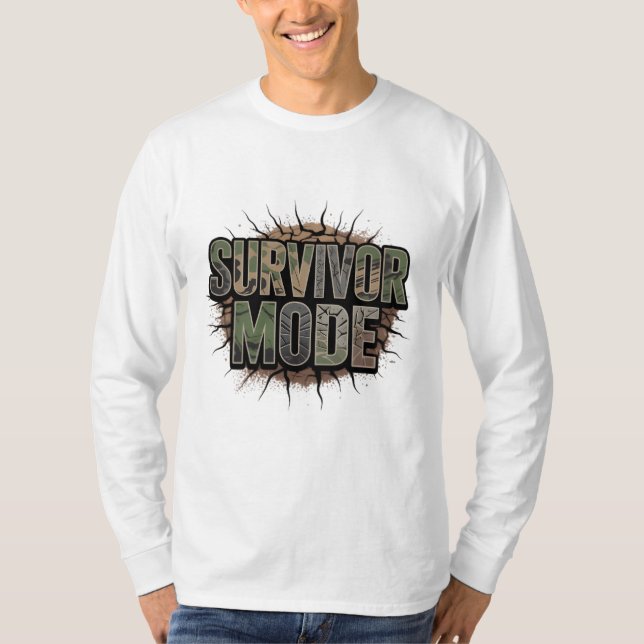 Camiseta Survivor Mode Tank – Break Limits (Frente)