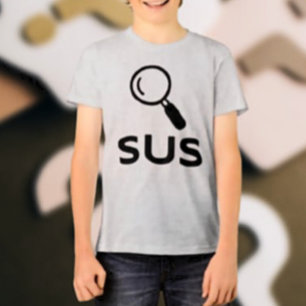 Camiseta SUS Kids – Pegue o Suspeito com Estilo