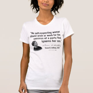 Camiseta Susan B. Anthony Fala da sepultura