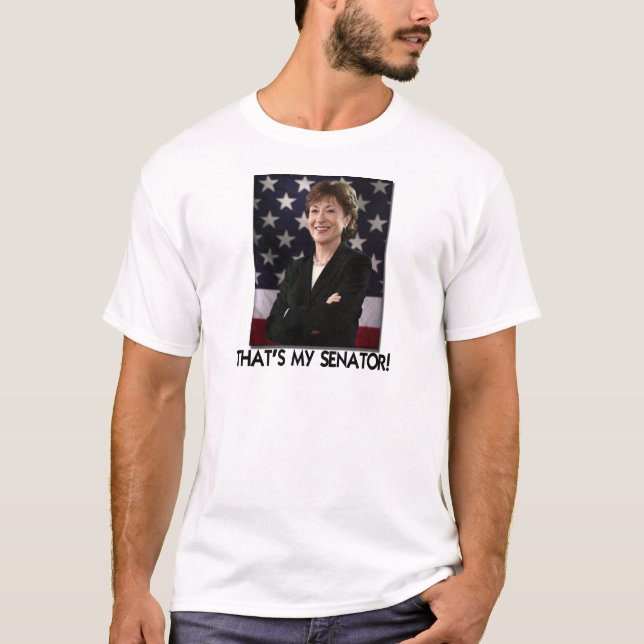 Camiseta Susan Collins, de que é meu senador! (Frente)