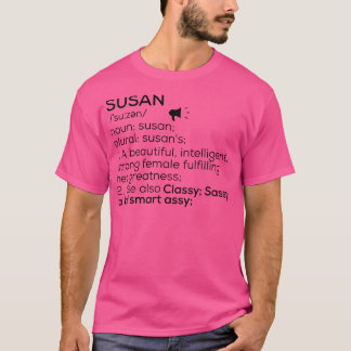 Camiseta Susan Name Definition Susan Female Name