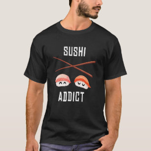 Camiseta Sushi Addicto I Japan Maki Cook Comida Japonês Sus