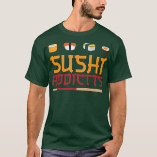 Camiseta Sushi Adita Kawaii Engraçado Japonês Sushi Lover 