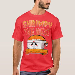 Camiseta Sushi Anime Merch Manga Cosplay Comida Japonesa 