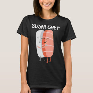 Camiseta Sushi Bonito Para Homens Mulheres Comida Japonesa