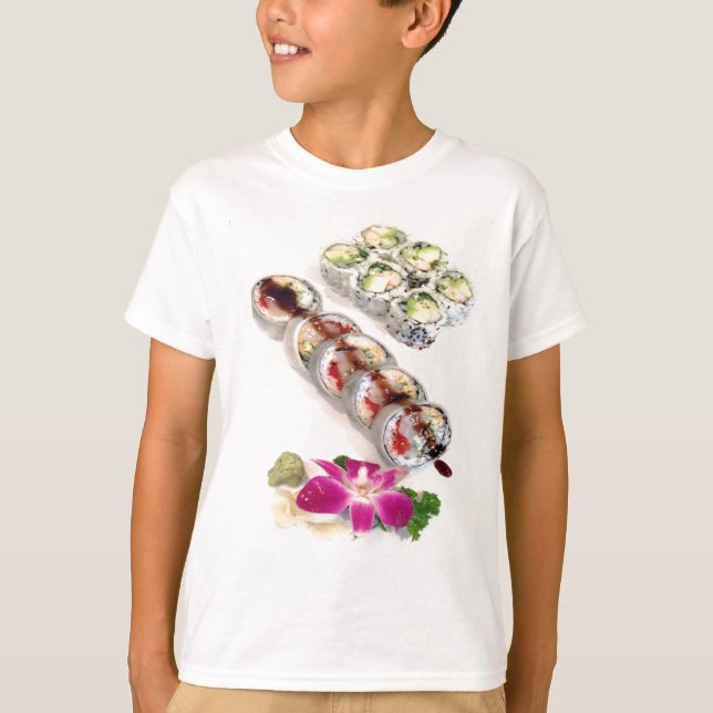 Camiseta Sushi California Rolls (Frente)