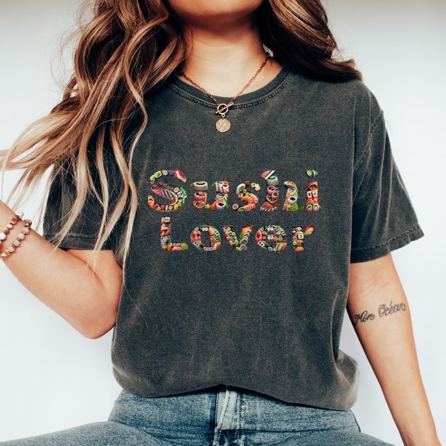 Camiseta Sushi, Camisa Sushi Lover, Japonês, comid (Criador carregado)