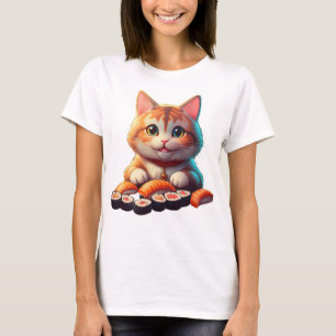 Camiseta Sushi Cat