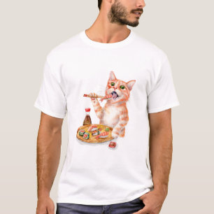 Camiseta Sushi Cat