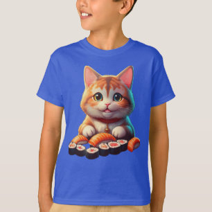 Camiseta Sushi Cat