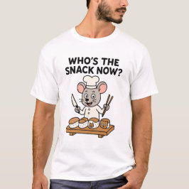 Camiseta Sushi Cat And Mouse - Who's The Snack Now T-Shirt