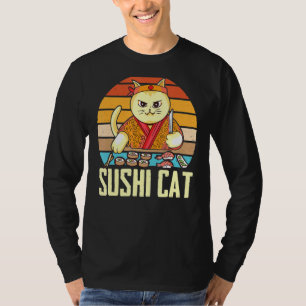 Camiseta Sushi Cat Sashimi Nigiri Maki Cats
