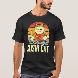 Camiseta Sushi Cat Sashimi Nigiri Maki Cats