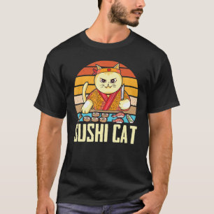Camiseta Sushi Cat Sashimi Nigiri Maki Cats