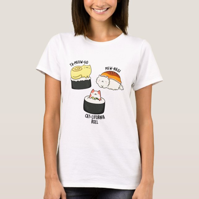 Camiseta Sushi Cats Funny Sushi Pun (Frente)