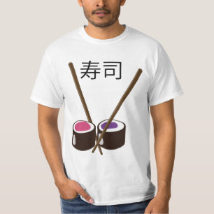 Camiseta Sushi Chopsticks Japoneses