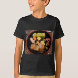 Camiseta Sushi Comida Japonesa Crua Refeição Deliciosa Serv