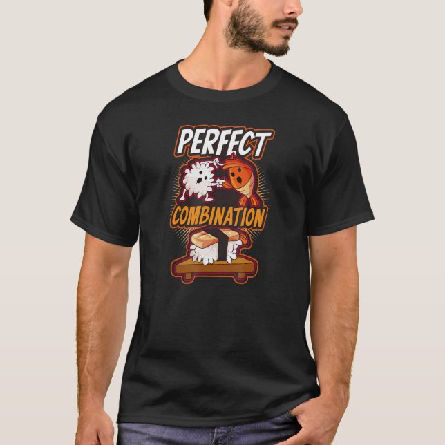 Camiseta Sushi de combinação perfeita (Frente)