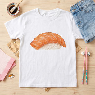 Camiseta Sushi de Salmão Japonês Nigiri Foodie