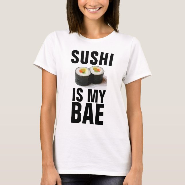 Camiseta SUSHI É A MINHA T-Shirts BASE (Frente)