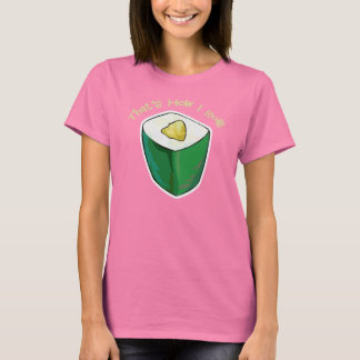 Camiseta Sushi, é assim que eu faço o Roll California Roll 