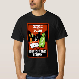 Camiseta Sushi E Sake Foodies