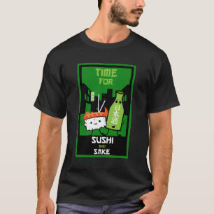 Camiseta Sushi E Sake Foodies