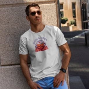 Camiseta Sushi E Yoga