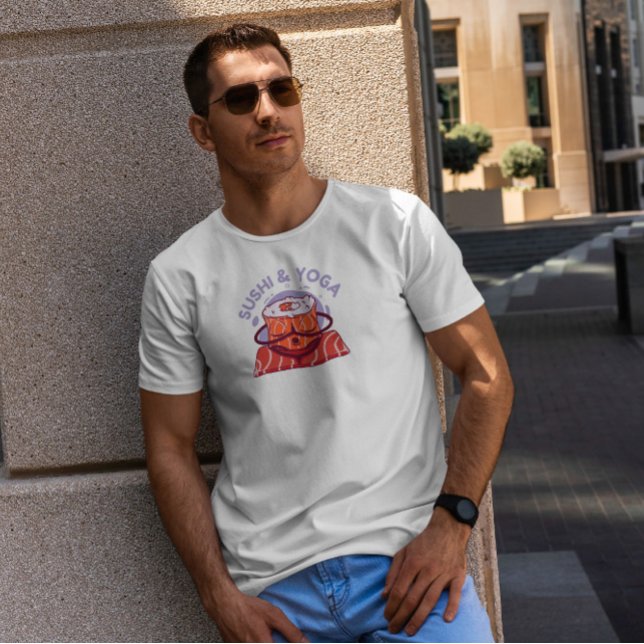 Camiseta Sushi E Yoga (Criador carregado)