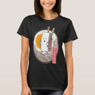 Camiseta Sushi Fish Tee Japonês Cultura e Seafoo Raw