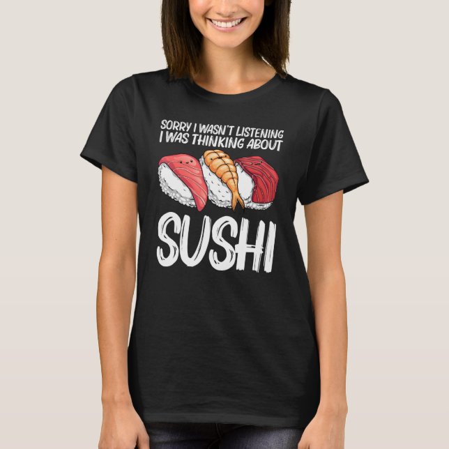Camiseta Sushi For Men Women Kids Japanese Sushi   (Frente)