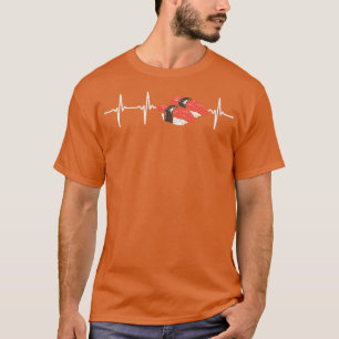 Camiseta Sushi Heartbeat Japão Maki Nigiri Gift