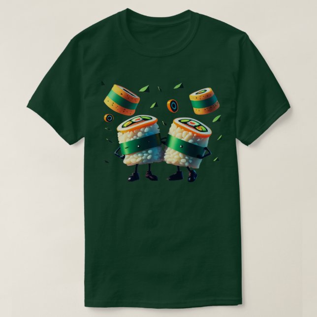 Camiseta Sushi Hug 1 (Frente do Design)