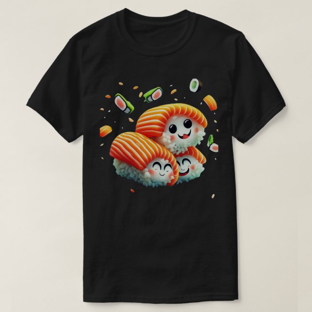 Camiseta Sushi Hug 3 (Frente do Design)
