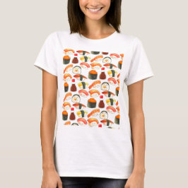 Camiseta Sushi japonês bonito