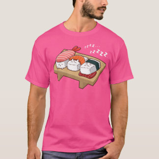 Camiseta Sushi Kawaii Sleeping