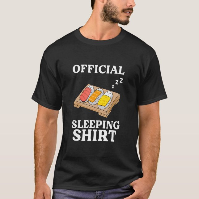 Camiseta Sushi late sleepers morning grouch (Frente)