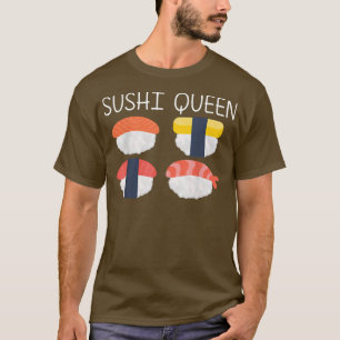 Camiseta Sushi legal Para Mulheres Mãe Frutos De Sashimi Ja