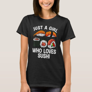 Camiseta Sushi legal Para Mulheres Meninas Adolescentes Sus
