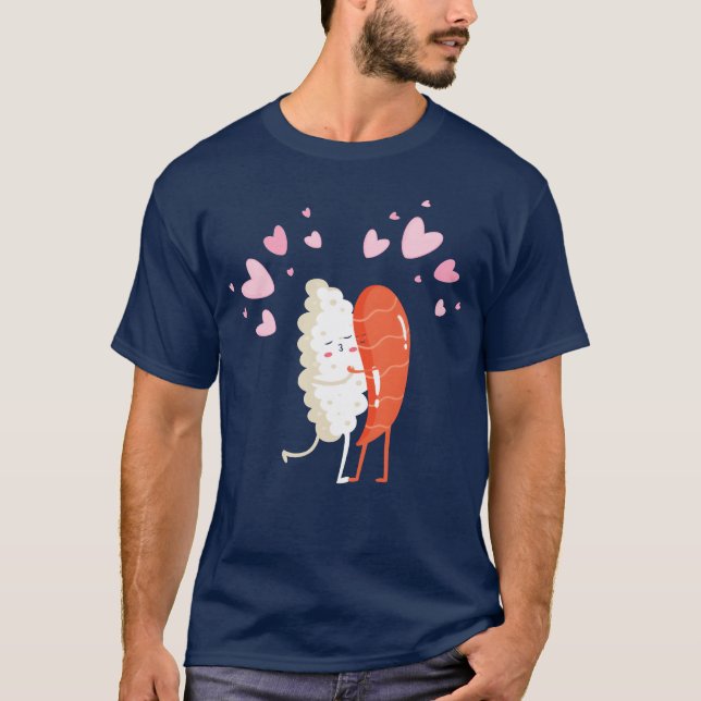 Camiseta sushi love family (Frente)