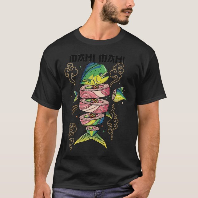 Camiseta Sushi Mahi Mahi (Frente)