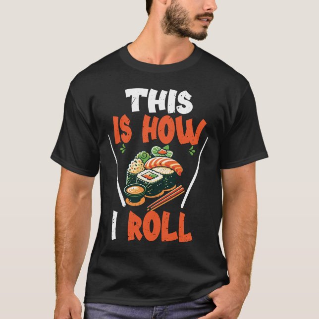 Camiseta Sushi / Maki é assim que eu faço (Frente)