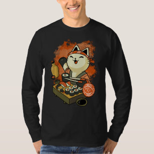 Camiseta Sushi Master Cat Sweatshirt