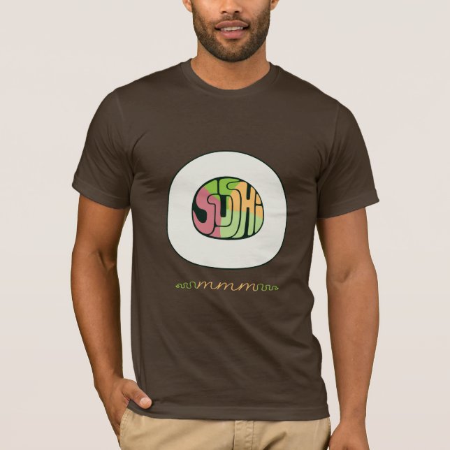 Camiseta Sushi mmm Shirt (Frente)